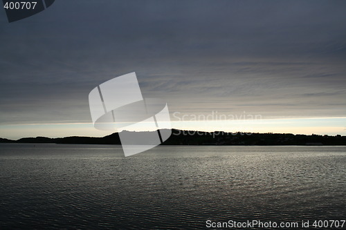 Image of summer evening by the sea