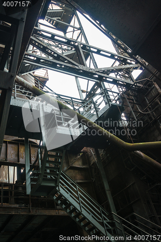 Image of Details of old industry buildings at the Landschaftspark Duisburg