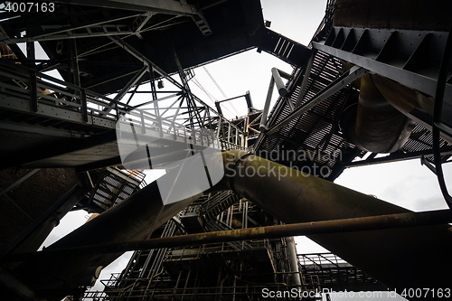 Image of Details of old industry buildings at the Landschaftspark Duisburg