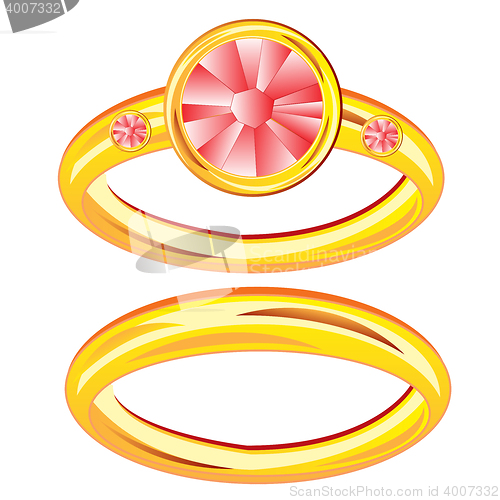 Image of Two gold rings