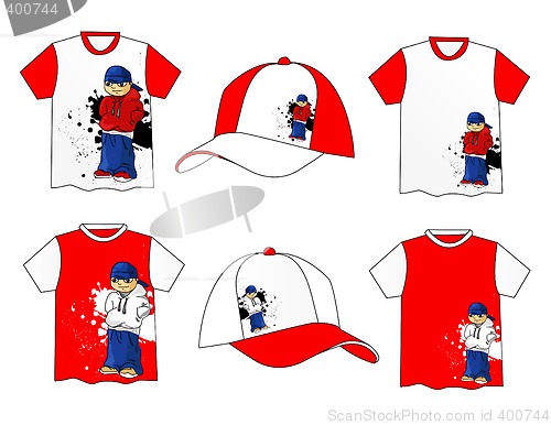 Image of Beautiful vector t-shirt hip hop design