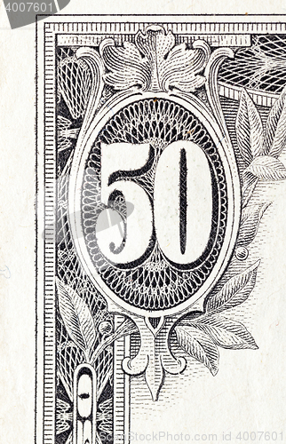 Image of American dollars, close-up