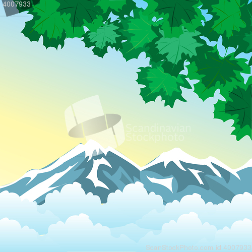 Image of High in mountain