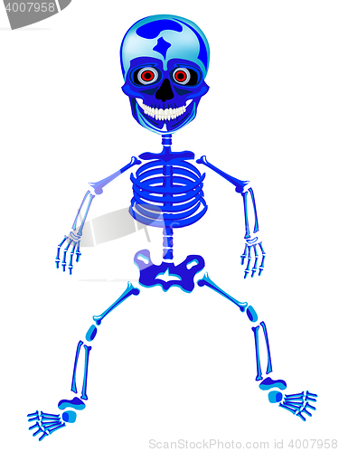 Image of Merry skeleton of the person