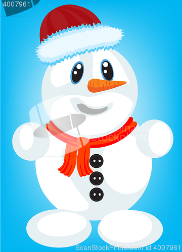 Image of Festive snow person