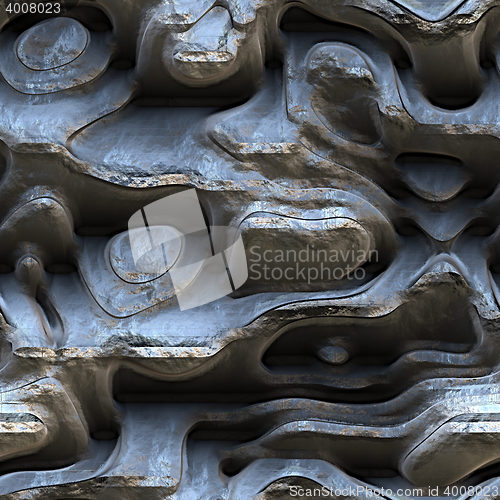 Image of Mineral close up 3d illustration