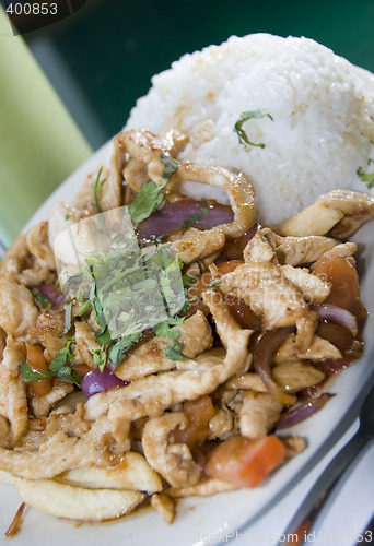 Image of pollo saltado