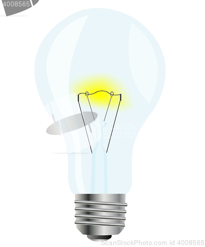 Image of Simple glass light bulb