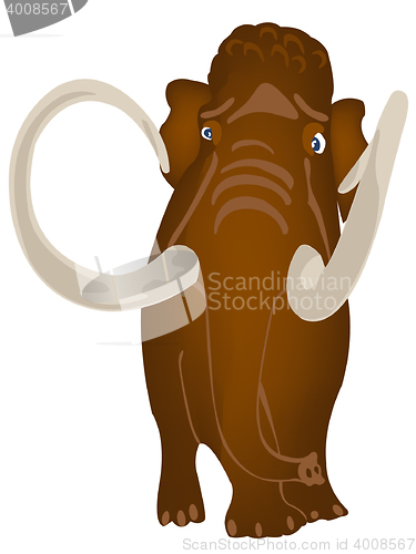 Image of Extinct prehistorical animal mammoth