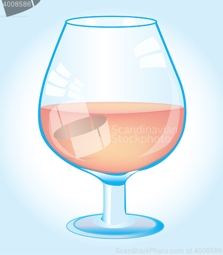 Image of Goblet with wine