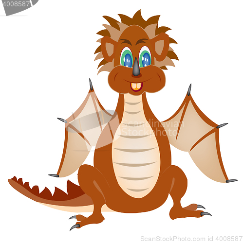 Image of Illustration of the cartoon dragon