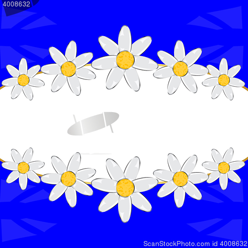 Image of Decorative frame from flower