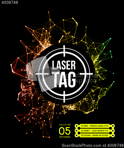 Image of Laser tag with target