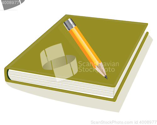 Image of Pencil and note pad