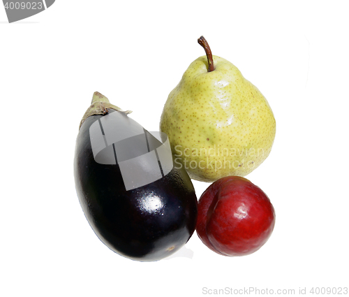 Image of Fruits on white