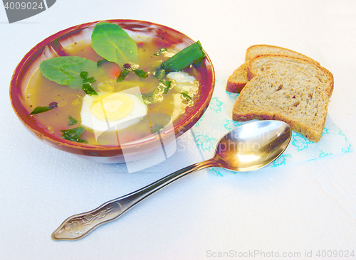 Image of Table with meal