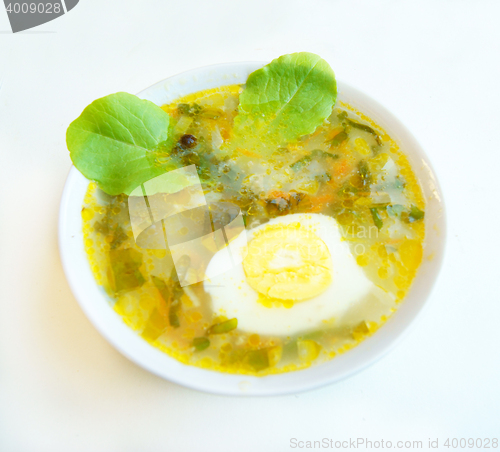 Image of Soup in plate