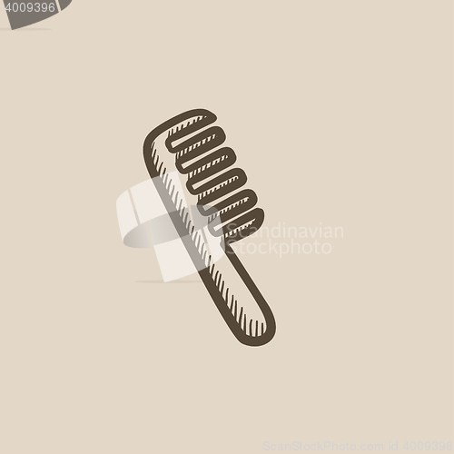 Image of Comb sketch icon.