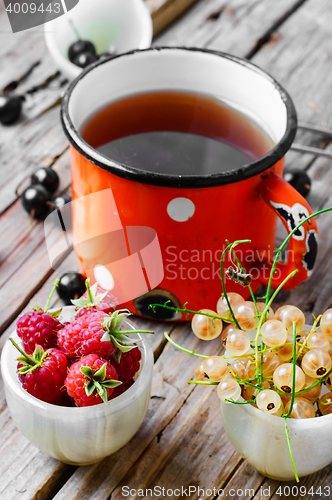 Image of Tea and berries