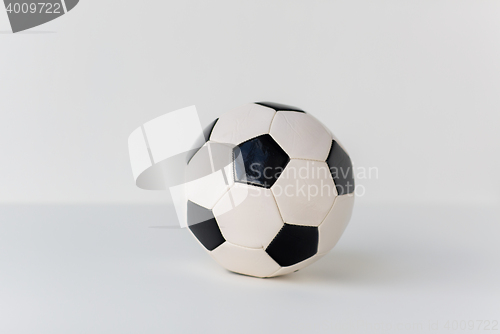 Image of close up of football or soccer ball