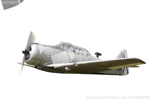 Image of war propeller fighter plane