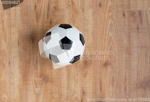 Image of close up of football or soccer ball