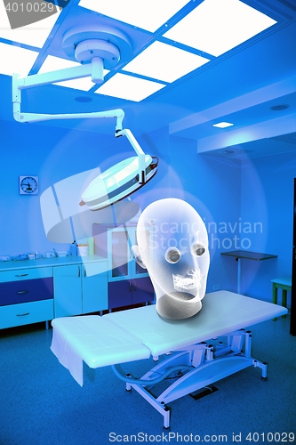 Image of surgical interior with ghost