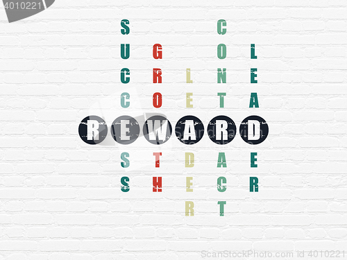 Image of Business concept: Reward in Crossword Puzzle