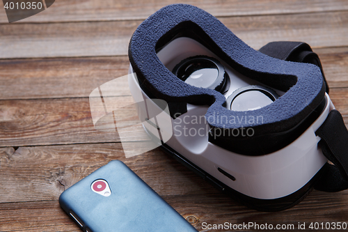 Image of virtual vr glasses goggles headset