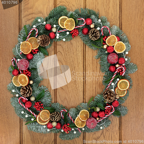 Image of Christmas and Advent Wreath