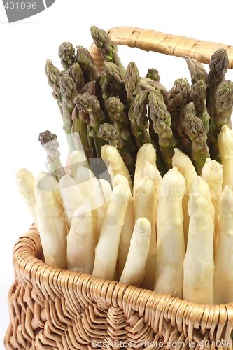 Image of Asparagus in a basket