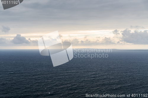 Image of view to ocean at wild atlantic way in ireland