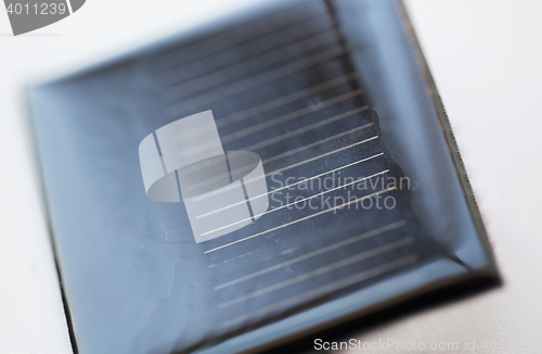 Image of close up of solar battery or cell