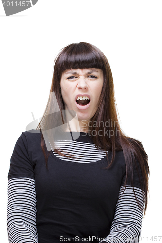 Image of woman expressions