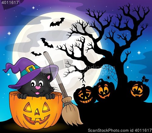 Image of Halloween cat theme image 7