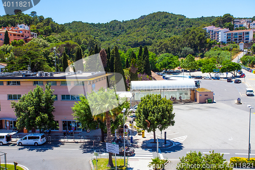 Image of Spain, Catalonia, Tossa de Mar, 20-06-2013, landscape with the b