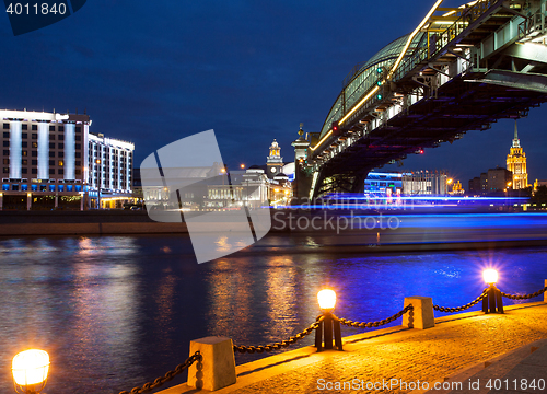 Image of Russia, Moscow at night