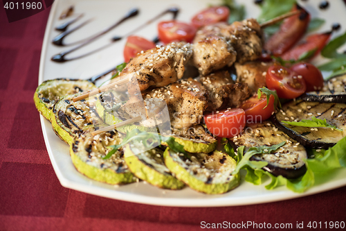 Image of Grilled kebab pork meat