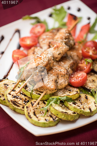 Image of Grilled kebab pork meat