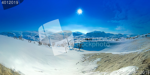 Image of Snow covered mountain