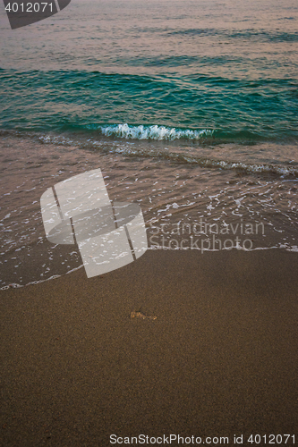 Image of sea in the evening