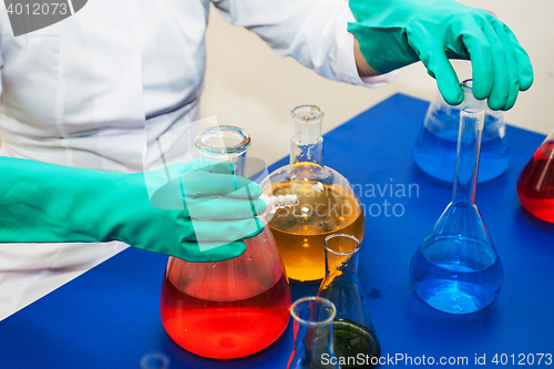 Image of Experiments in a chemistry lab