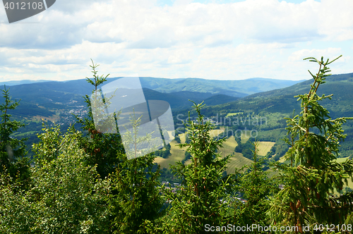 Image of jeseniky mountains landscape