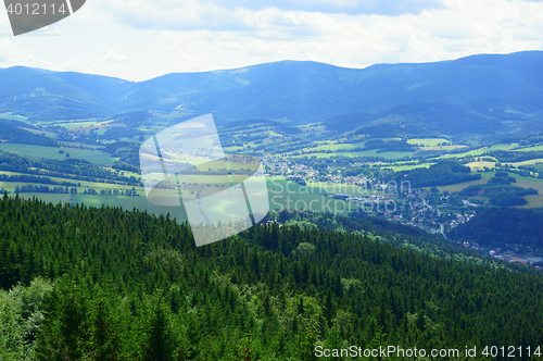 Image of jeseniky mountains landscape
