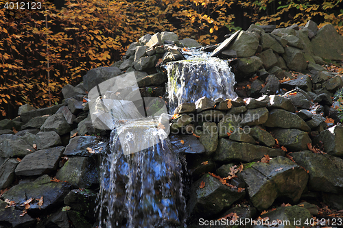 Image of small autumn brooklet