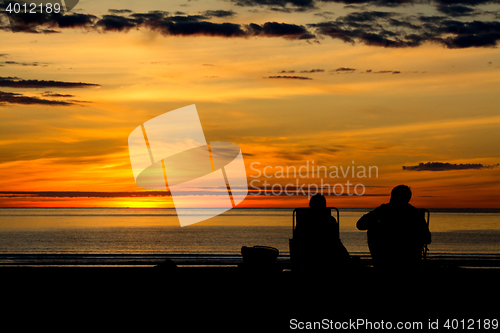 Image of Seascapes at night, enjoy life