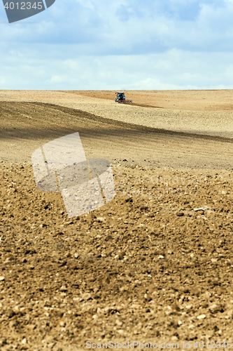 Image of plowed land for cereal