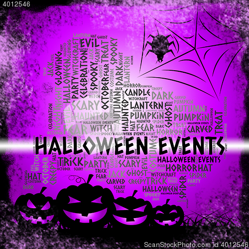 Image of Halloween Events Represents Function Ceremony And Occasions