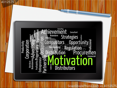 Image of Motivation Word Shows Do It Now 3d Illustration