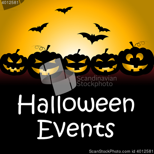 Image of Halloween Events Means Trick Or Treat Function